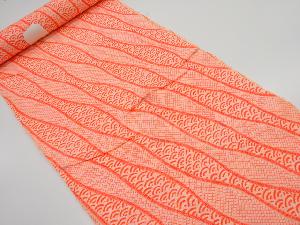 アンティーク　斜め立涌に青海波模様　長襦袢地反物